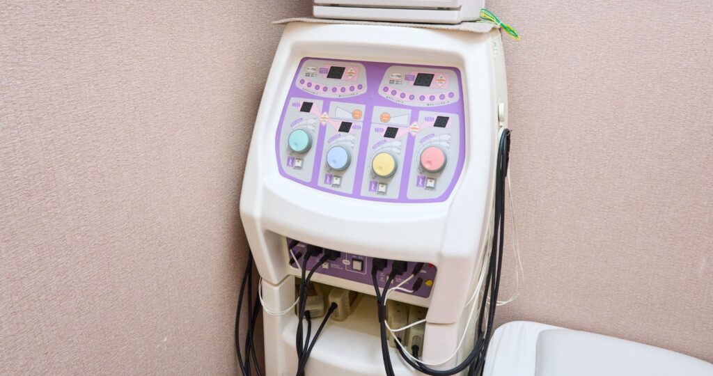 ダイエット治療機器THELLOが置かれた診療室